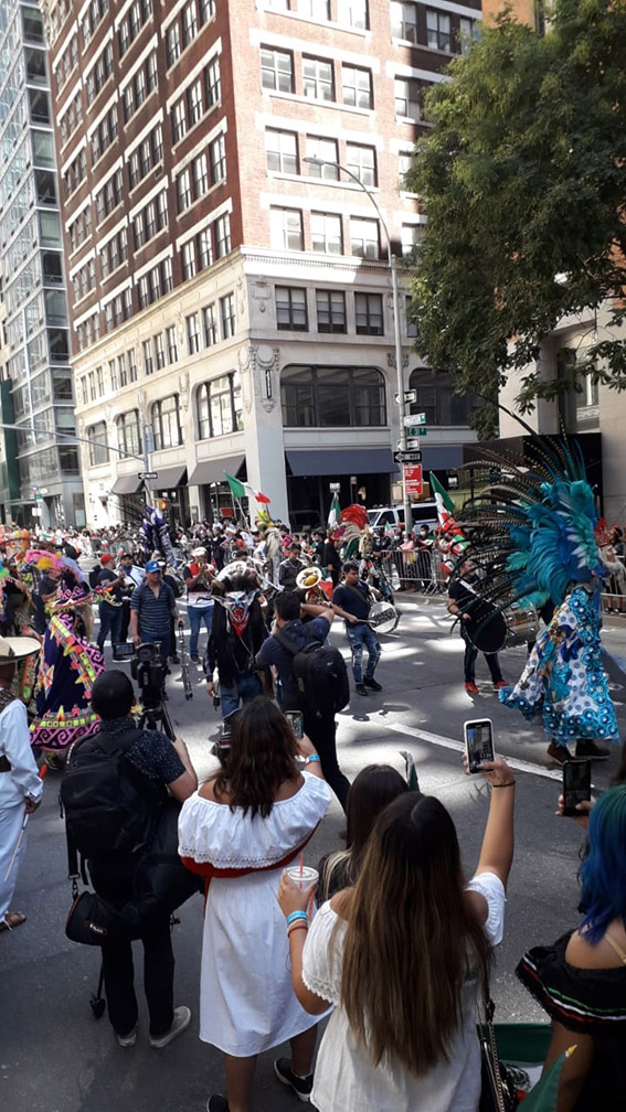 Paisanos festejan Grito de Independencia en N. Y.