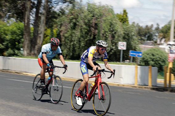 Carrerea ciclista, cerró recta Puebla-Cholula