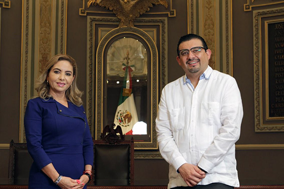 Presenta Paola Angon agenda de proyectos estratégicos a líder de la bancada panista
