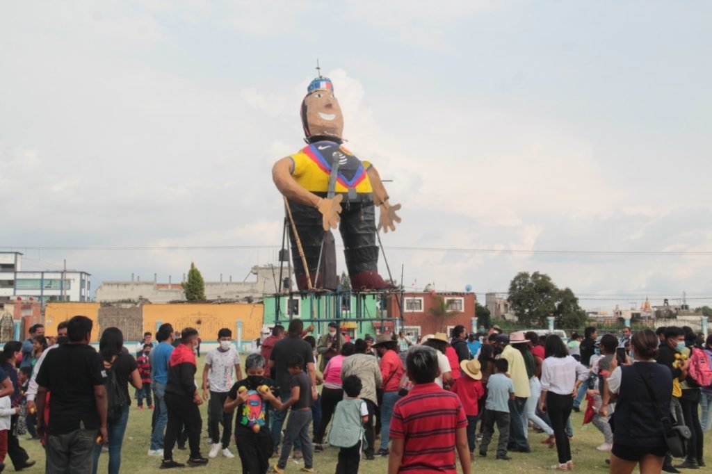Quema del Panzón en Xixitla