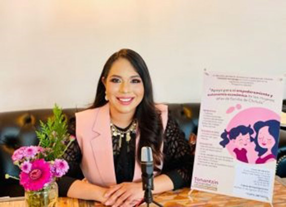 Apoyo al Empoderamiento de la Mujer, promueve Tonantzin Fernández