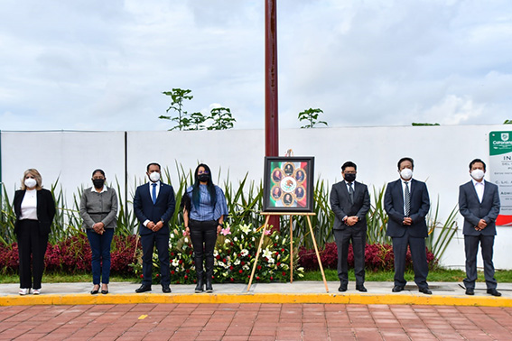 Toño Teutli encabeza ceremonia por la gesta heroica de los Niños Héroes de Chapultepec