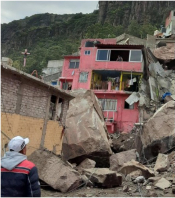 Desgajamiento del Cerro del Chiquihuite en Tlalnepantla, crónica de una tragedia