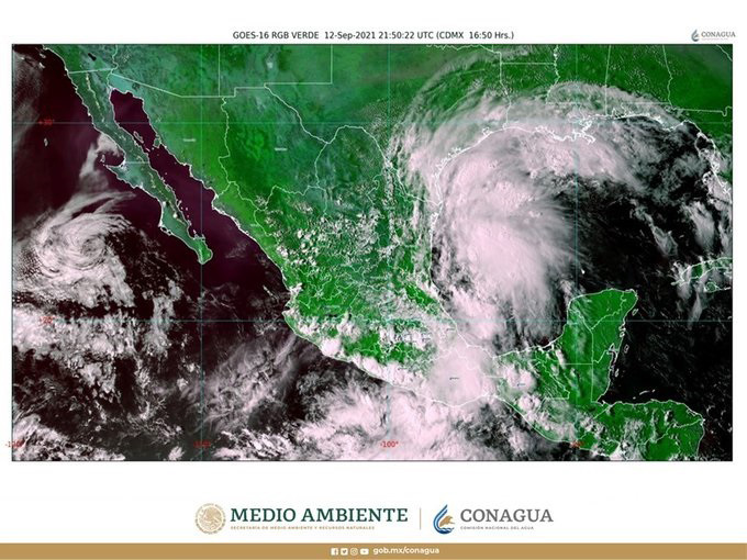 Nicholas podría bordear costas de Tamaulipas como huracán, advierte el SMN
