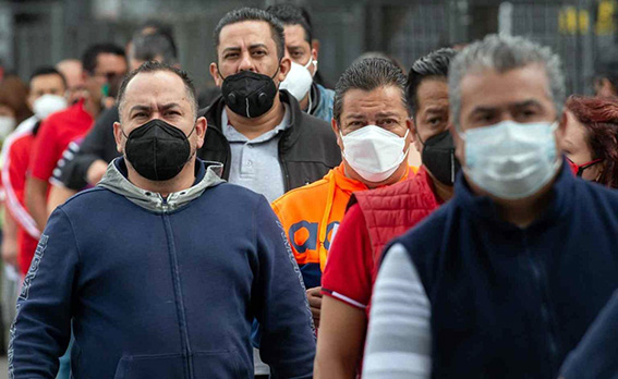 Suma México 699 nuevas muertes y 14 mil 233 nuevos casos de covid-19