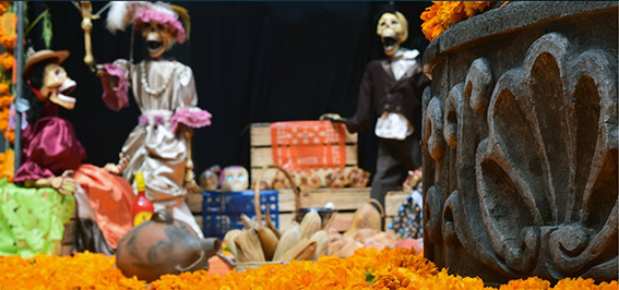En el corredor metropolitano de ofrendas por Día de Muertos, presente SPCH