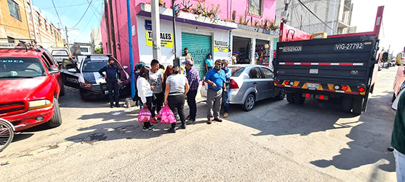 Colabora de manera coordinada con las autoridades,  edil auxiliar de San Pablo Xochimehuacan