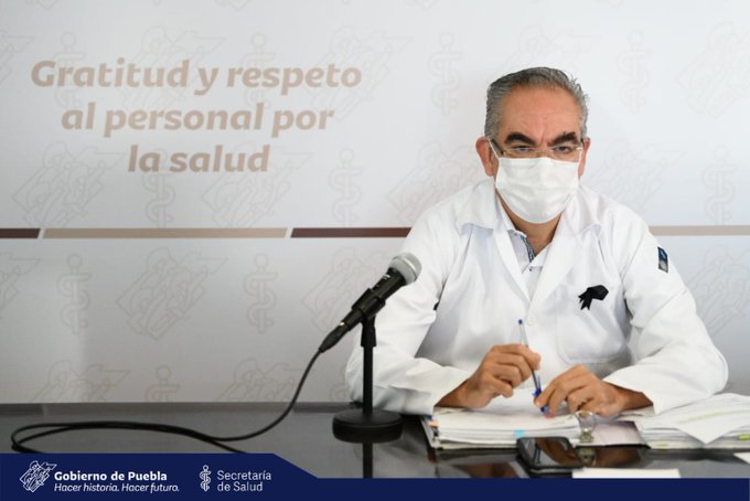 Casos de COVID-19 en Puebla se mantienen a la baja: Salud