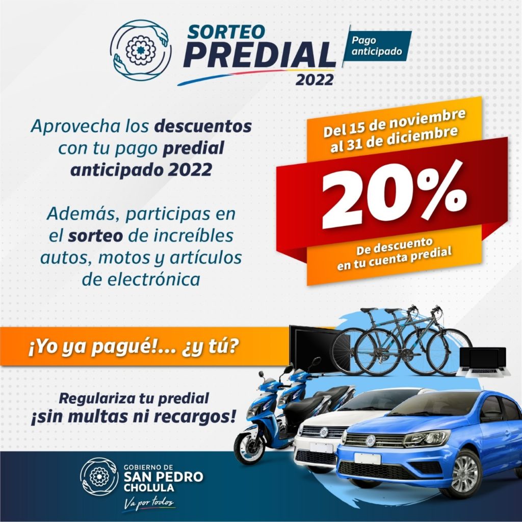 El 20 de descuento en predial