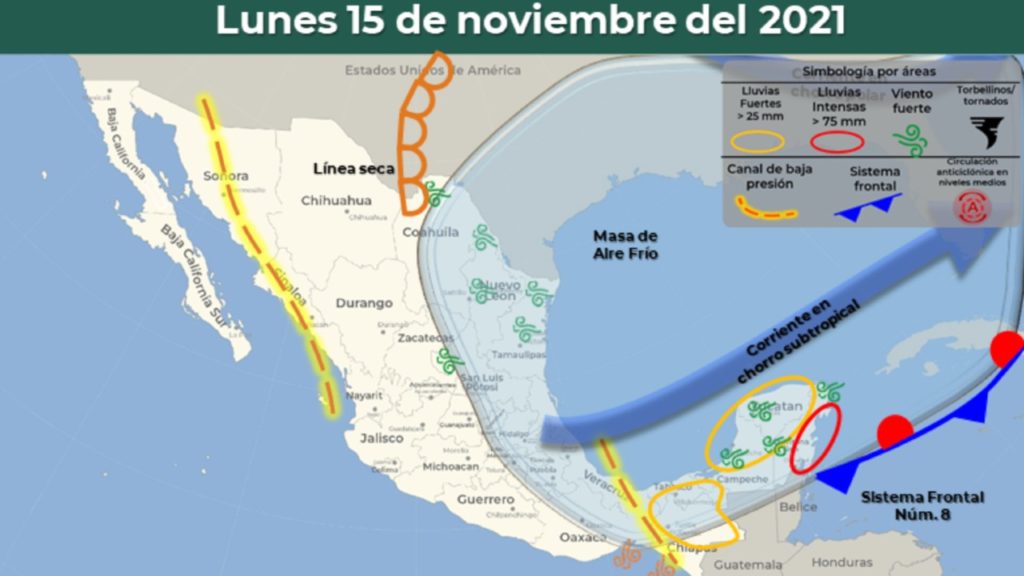 Clima hoy en México: Frente frío número 8 mantiene bajas temperaturas en gran parte del país