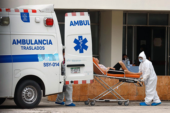 México reporta 282 nuevas muertes y 3 mil 614 nuevos contagios por covid