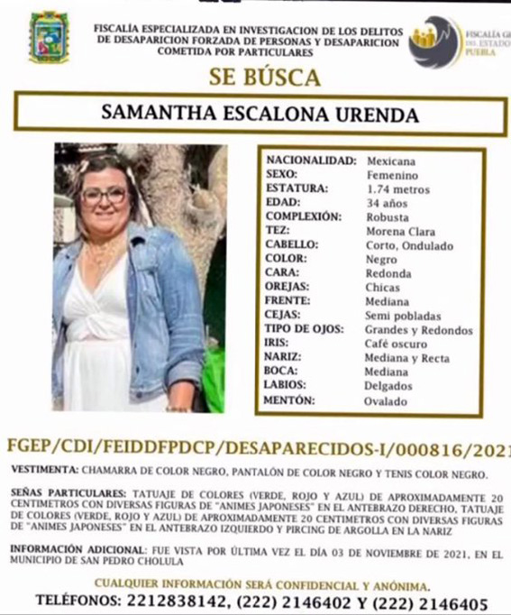 Servicio Social, ya Apareció Samantha Escalona