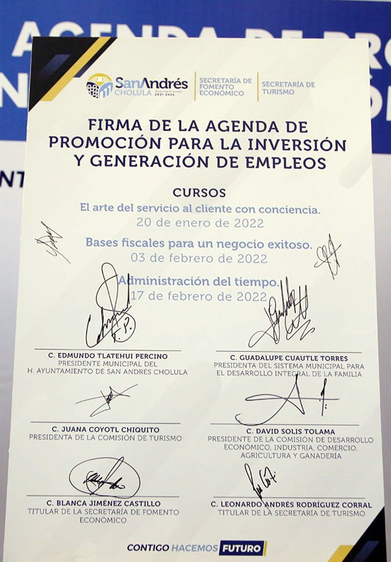 Agenda de Promoción para la Inversión y Generación de Empleo