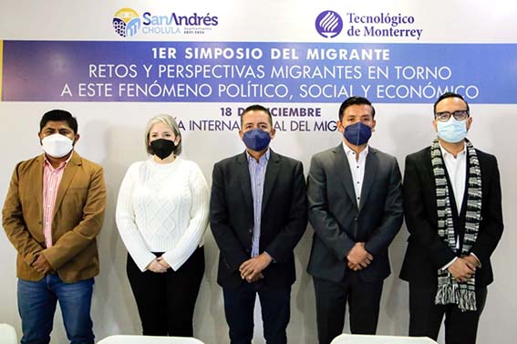 Conmemora ayuntamiento de San Andrés Cholula el Día Internacional del Migrante