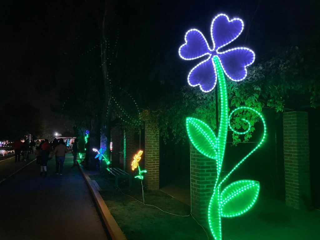Con encendido del “Parque Mágico”, inician fiestas decembrinas en Cuautlancingo
