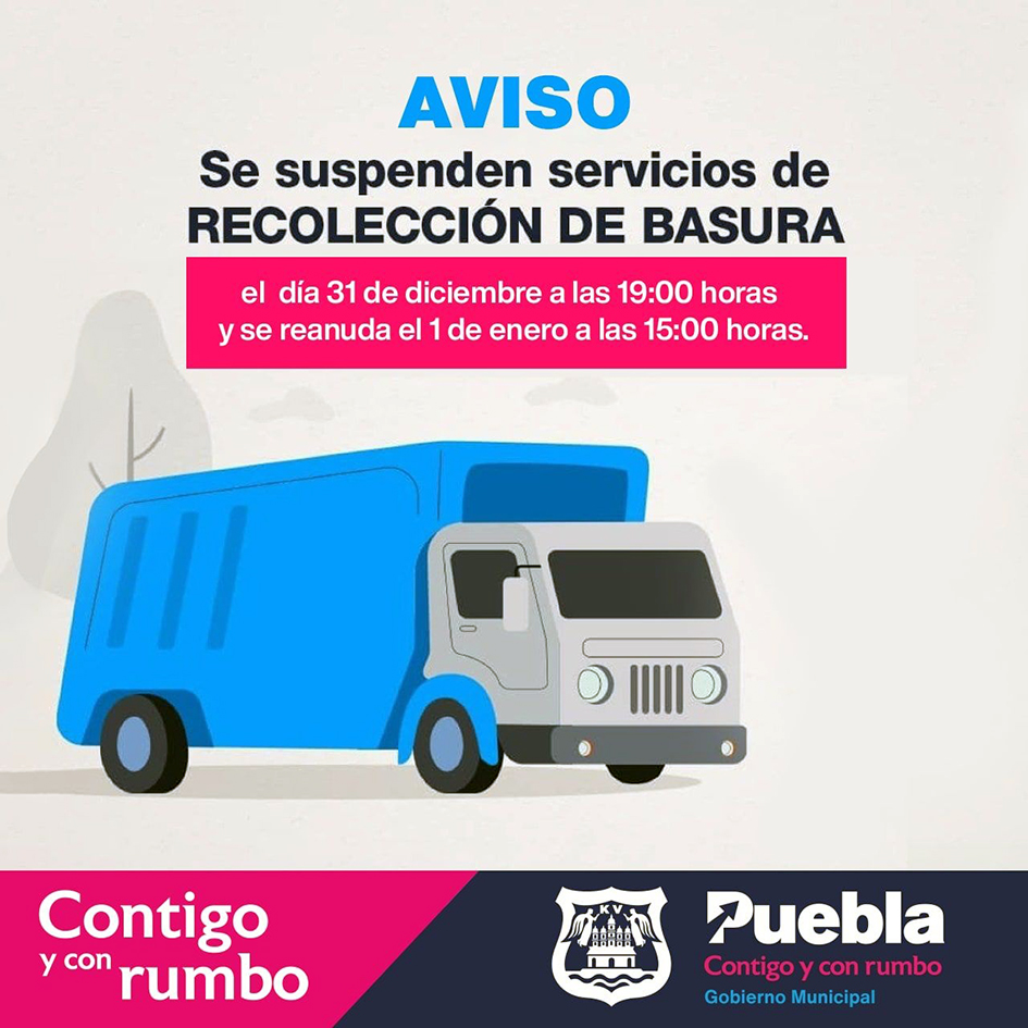 Comuna garantiza servicio de recolección de basura este fin de año