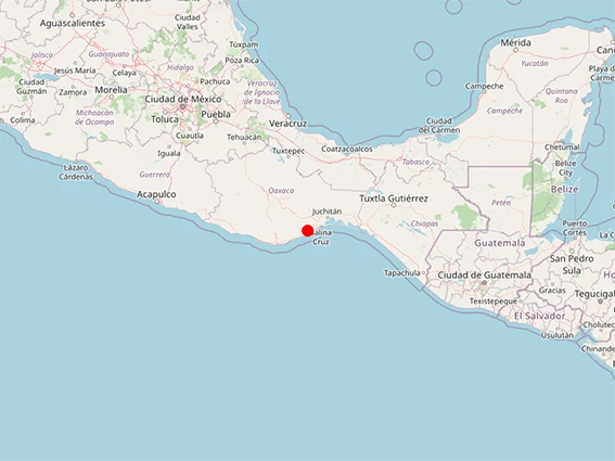 Temblor de 4.4 en Salinas Cruz, Oaxaca