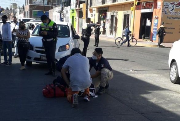 Mujer atropellada por un particular