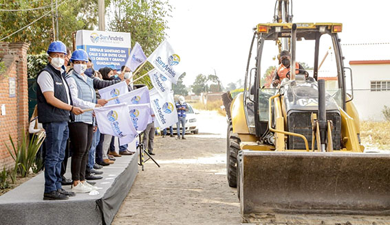 Encabeza mundo Tlatehui arranque de obras  en el municipio