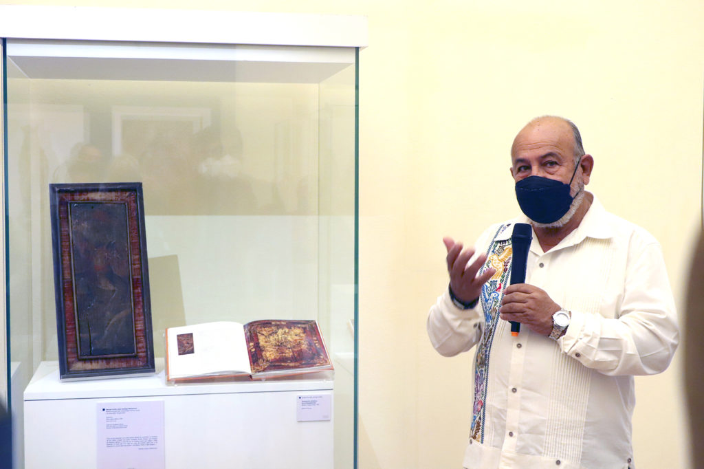 Exhibe Cultura la pintura “Santiago Matamoros (Hernán Cortés)”