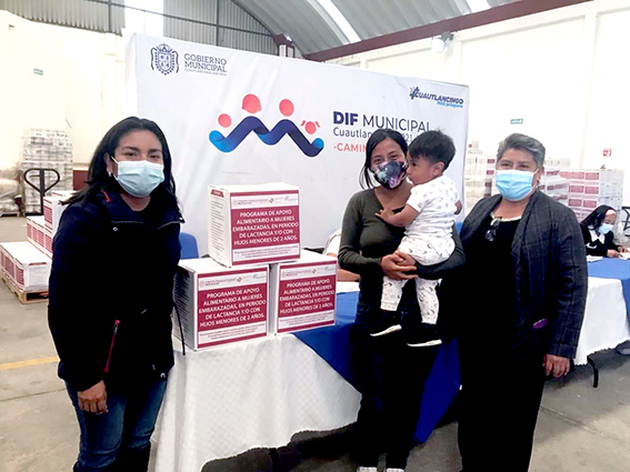 DIF Cuautlancingo realiza entrega de despensas para sectores vulnerables