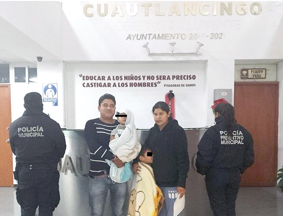 Menor extraviado, localizado por seguridad pública