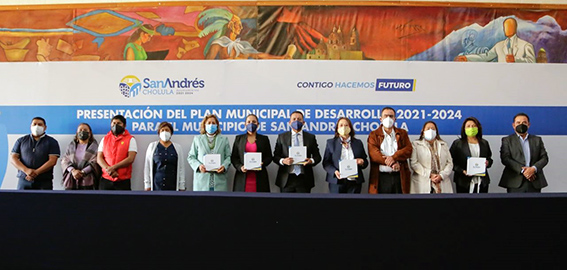 Presenta Mundo Tlatehui, Plan Municipal de Desarrollo 21-24
