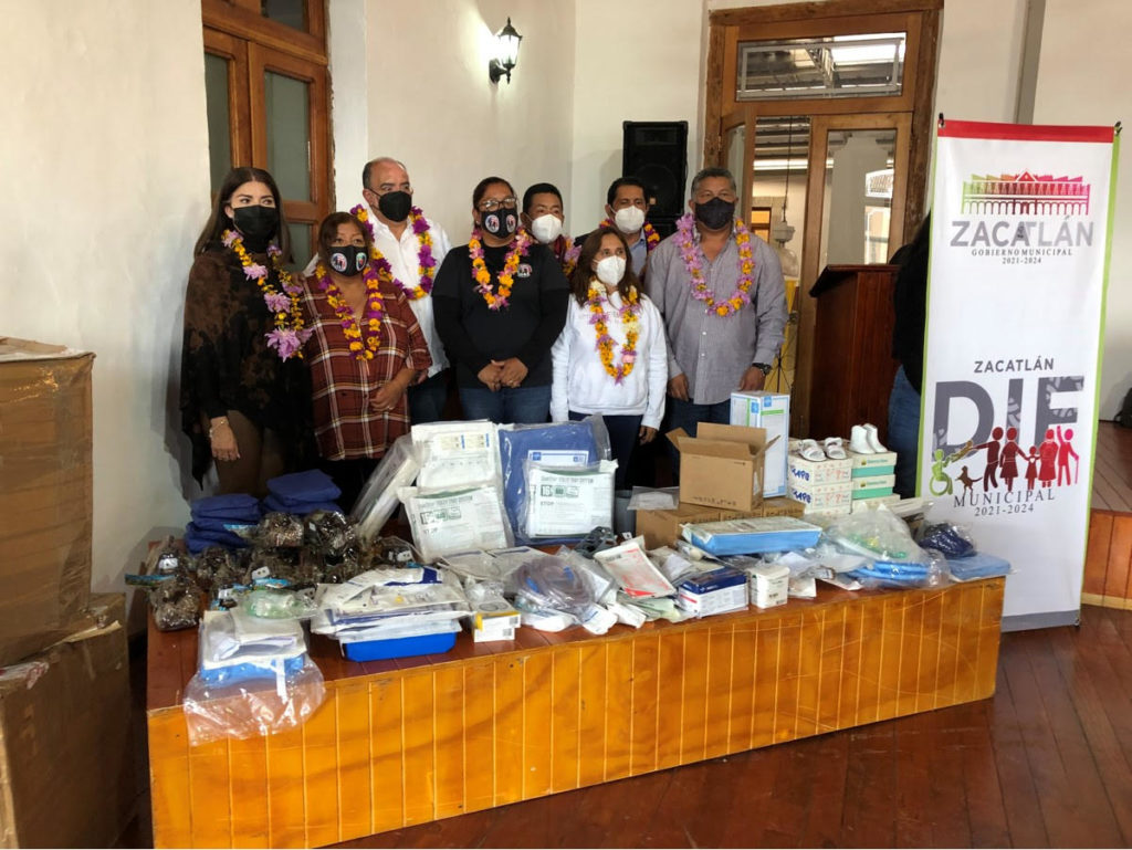Asociaciones civiles de Estados Unidos donan insumos médicos a cuatro municipios del Estado de Puebla