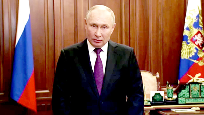 Rusia está lista para buscar “soluciones diplomáticas” en crisis con Ucrania: Putin