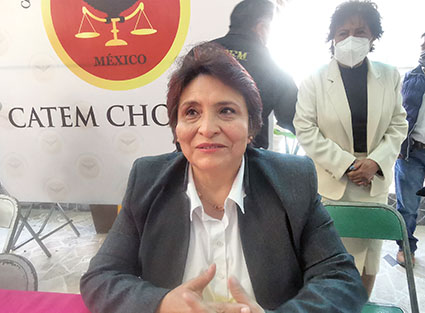 Margarita Tlapa, presidenta de CATEM Delegación Cholula