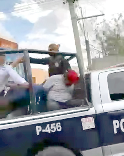 Ladrones contra policías, 6 detenidos