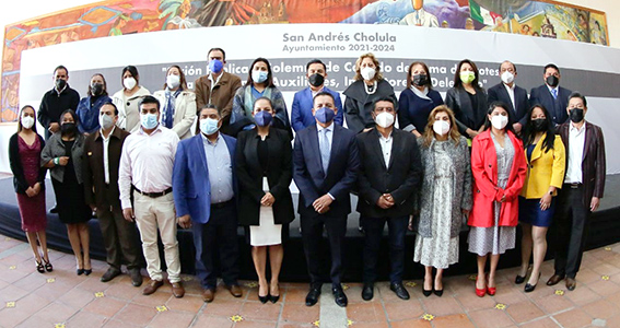 Rinden protesta presidentes auxiliares 2022-2025