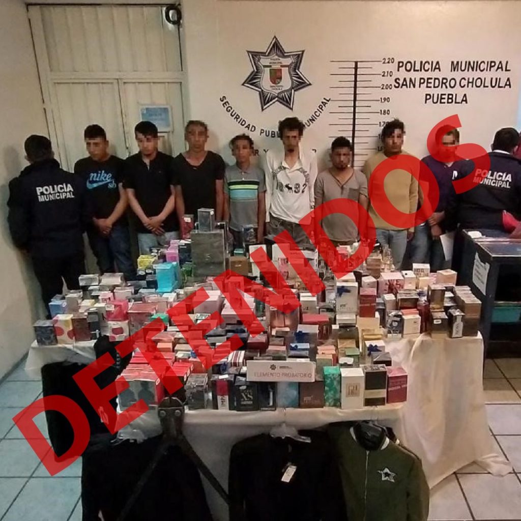 En persecución caen 8 ladrones