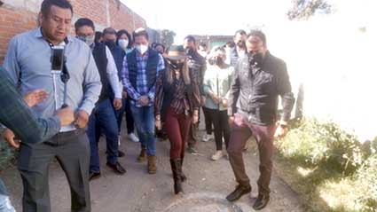 Paola Angon realiza gira de trabajo por el municipio