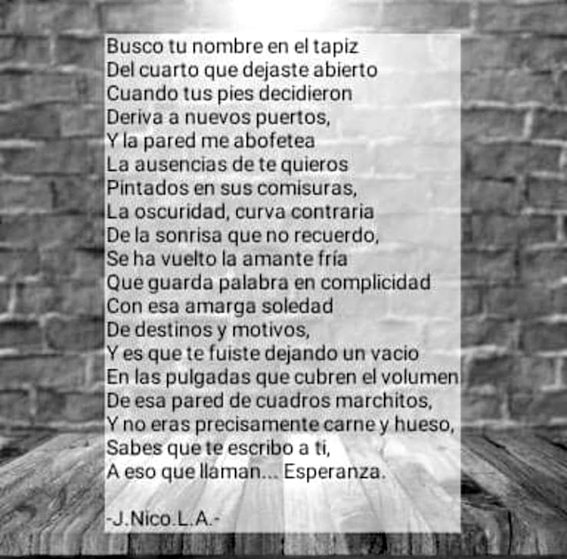 Busco tú nombre…