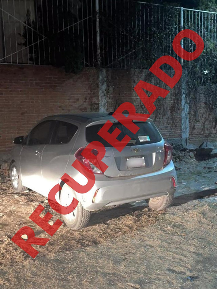 En forjadores municipales, recuperan carro robado