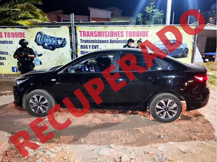 SSC detiene a conductor y recupera vehículo con reporte de robo