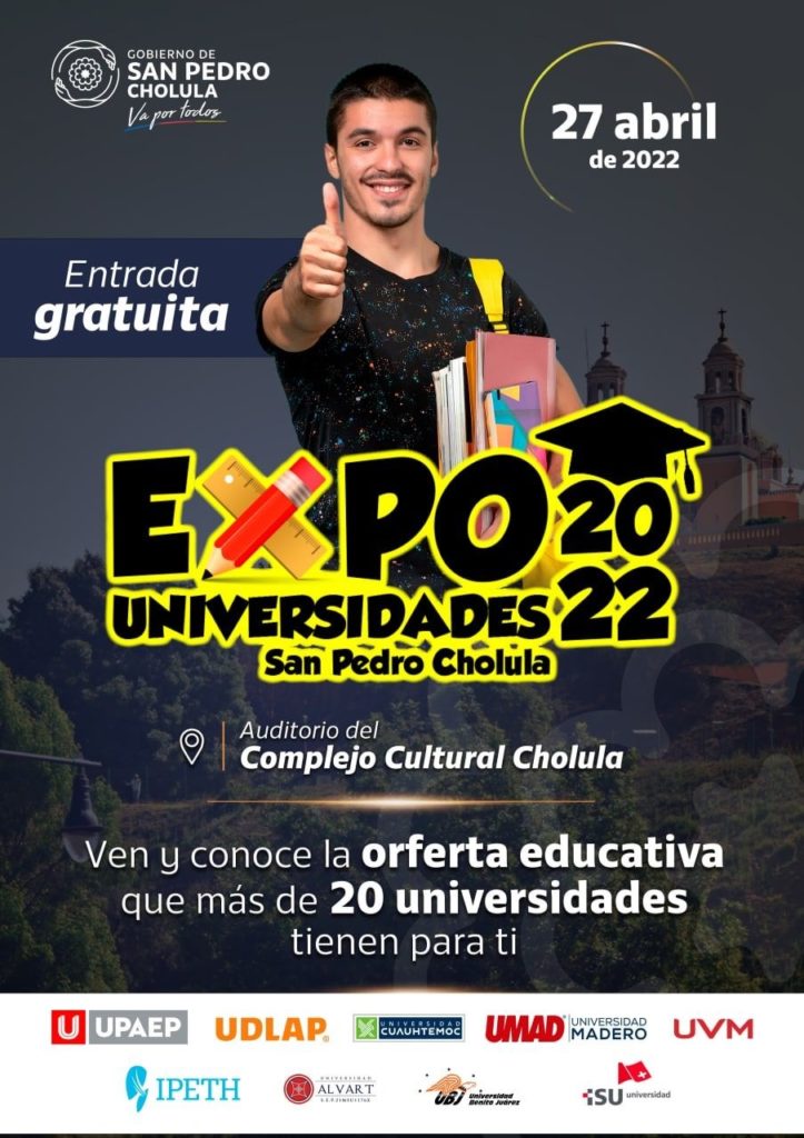 Gobierno Cholula presenta expo-universidades 2022
