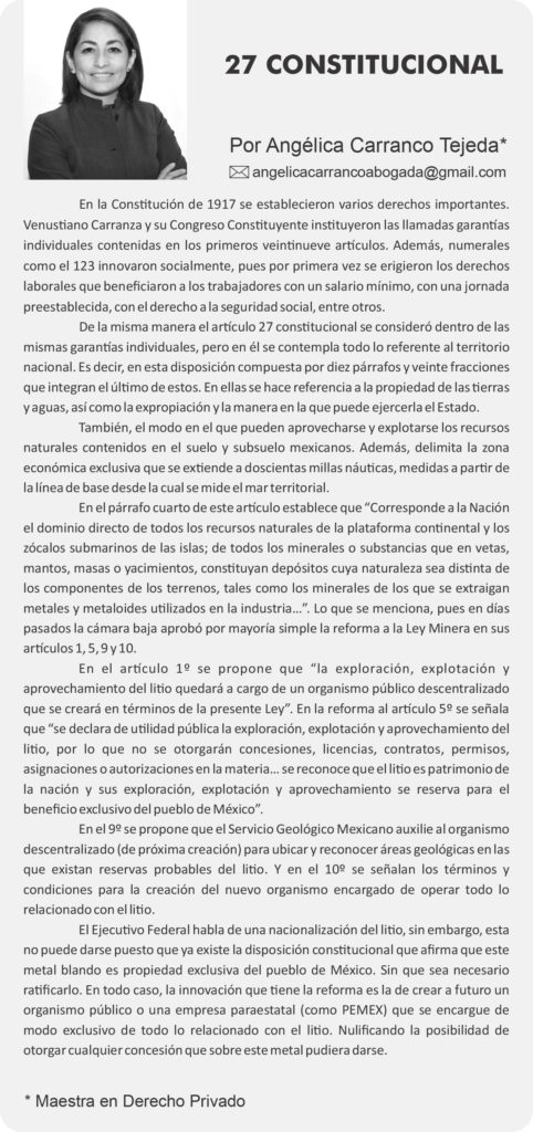 27 Constitucional