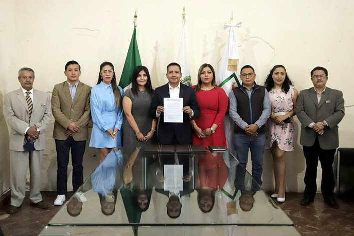 Instala ayuntamiento de San Andrés Cholula comité intersecretarial de gobierno abierto