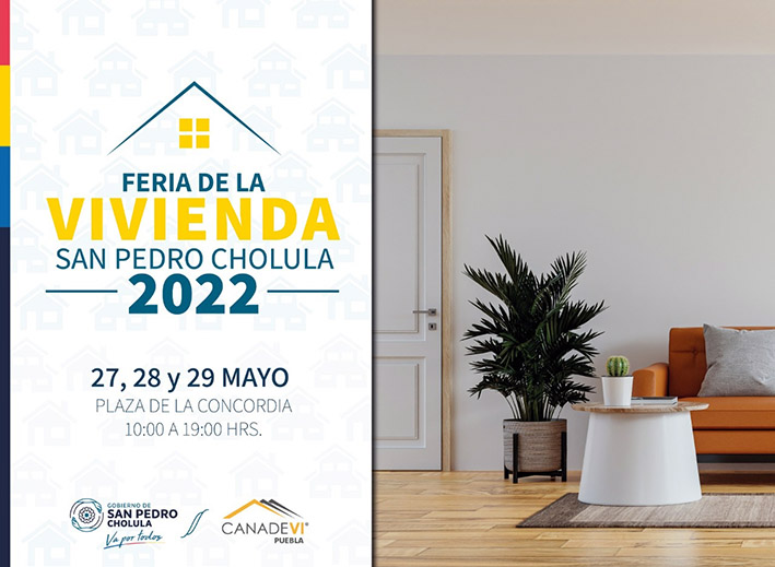 Gobierno de Cholula presenta la Feria de la Vivienda 2022
