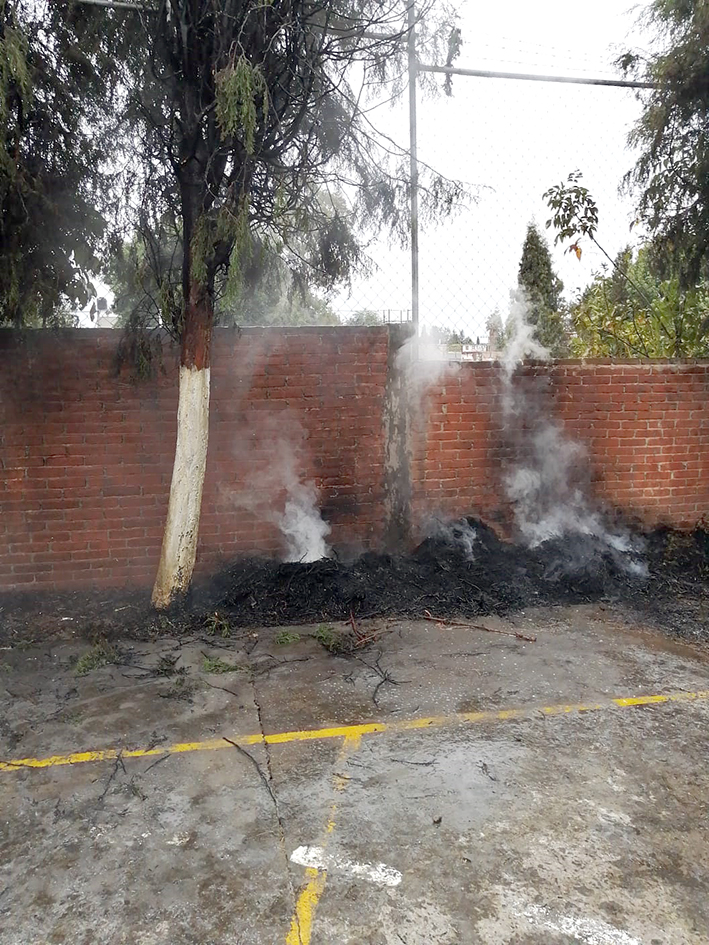 Incendio en escuela causó alarma