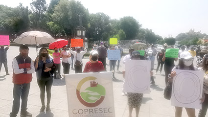 Integrantes de COPRESAC, piden cambiar la ley de ingresos