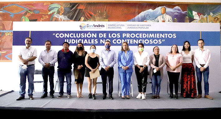 Concluye ayuntamiento 43 procedimientos judiciales no contenciosos