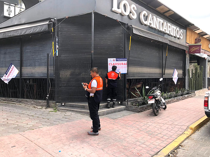 “Los Cantaritos” clausurado