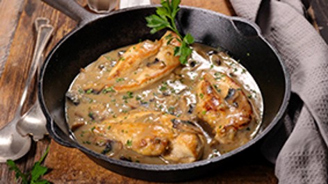 Pechugas en salsa de chipotle