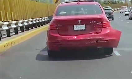 Alertan por presencia de “monta-choques”