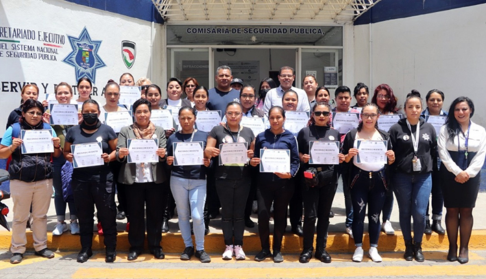 «Mujer Segura» capacitación en SSP, desarrolla SSC