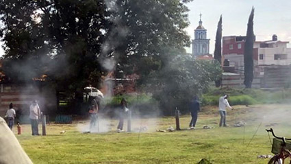 Los Cuetes, una Tradición que Trastorna a Cholula