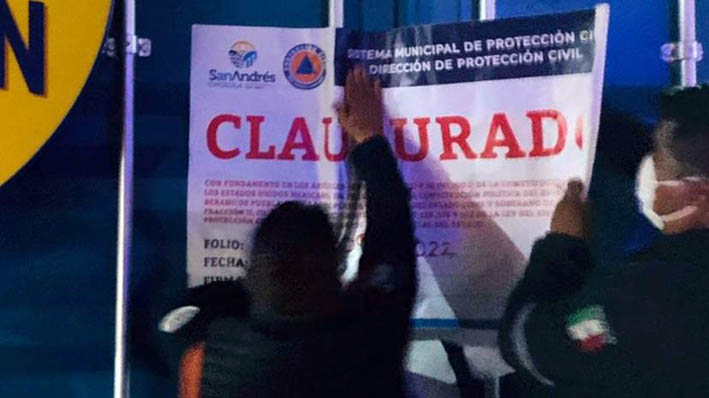 Clausura protección civil tres bares por incumplir normas